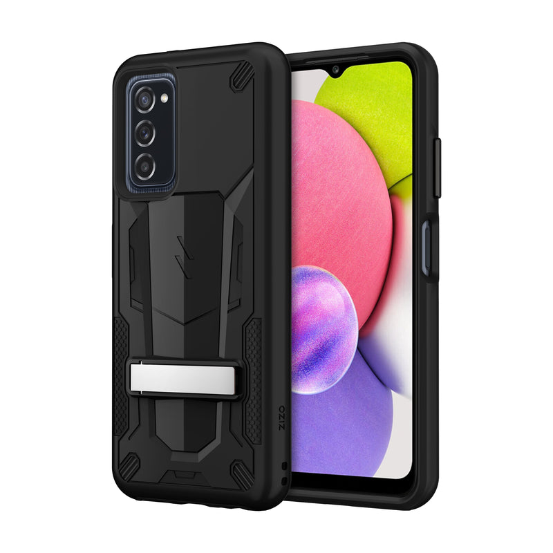 Load image into Gallery viewer, ZIZO TRANSFORM Series Galaxy A03s Case - Black
