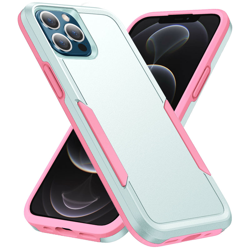 Load image into Gallery viewer, CLICK Impact Series iPhone 12 / iPhone 12 Pro Case - Aqua Pink
