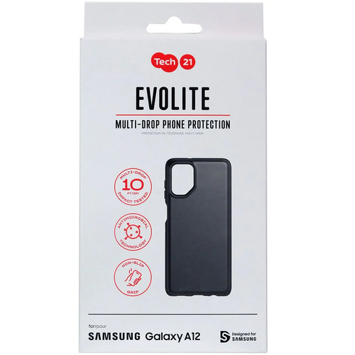 Tech21 Evo Lite Galaxy A12 Case - Black