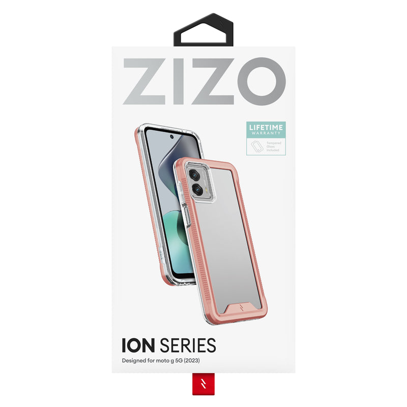 Load image into Gallery viewer, ZIZO ION Series moto g 5G (2023) Case - Rose Gold
