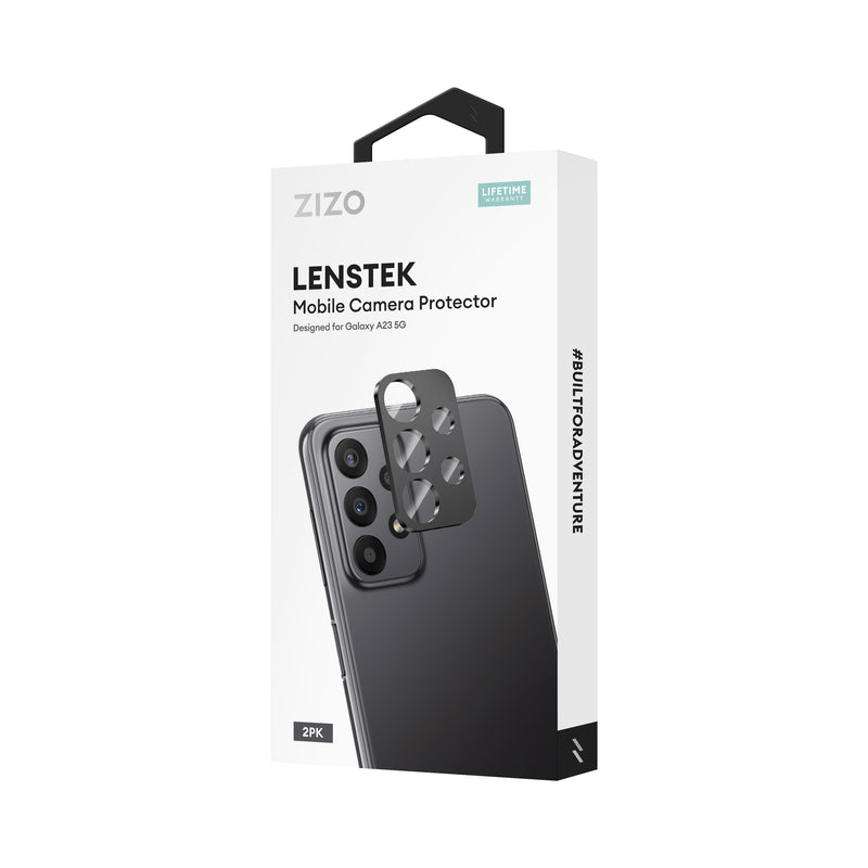 Load image into Gallery viewer, ZIZO LensTek Galaxy A23 5G Camera Lens Protector (2 Pack) - Black
