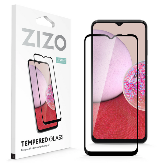 ZIZO TEMPERED GLASS Screen Protector for Galaxy A14 5G - Black