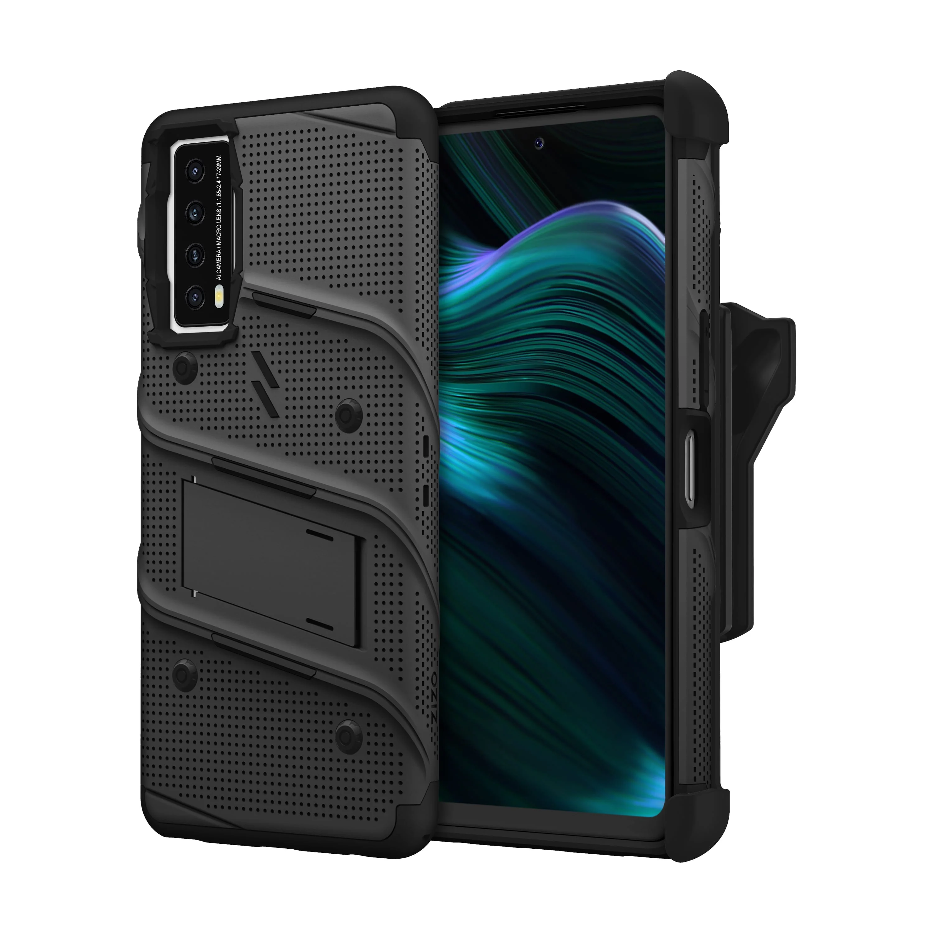 ZIZO BOLT Bundle TCL STYLUS 5G Case - Black – 🔵 Zadikase