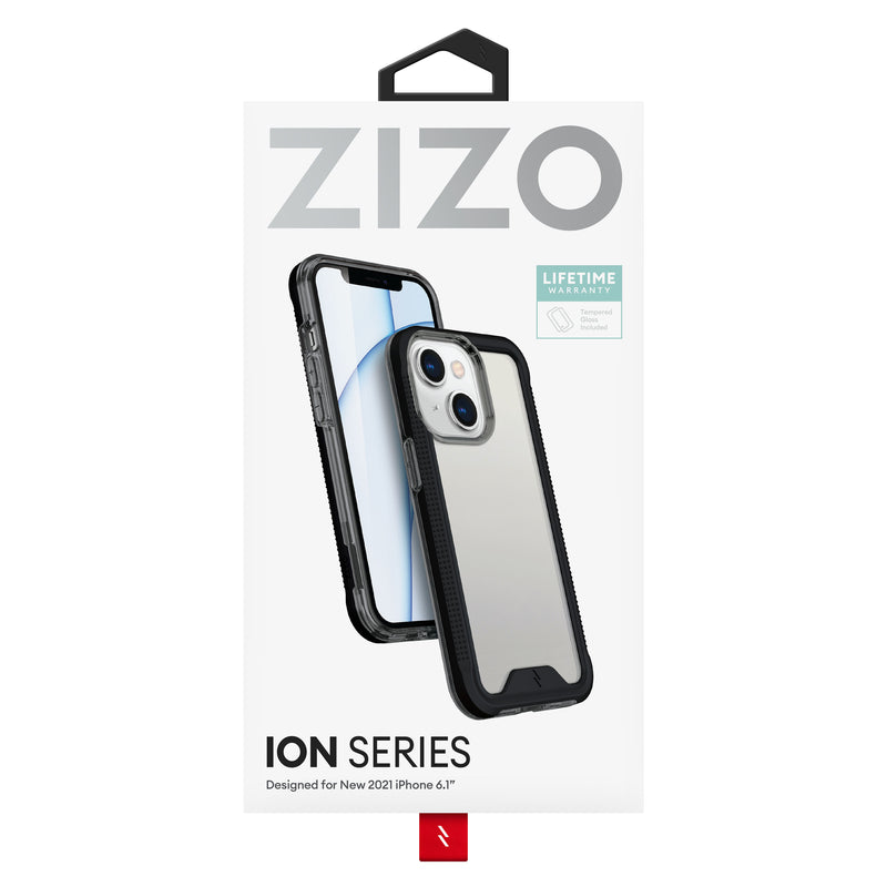 Load image into Gallery viewer, ZIZO ION Series iPhone 13 Case - Black &amp; Smoke
