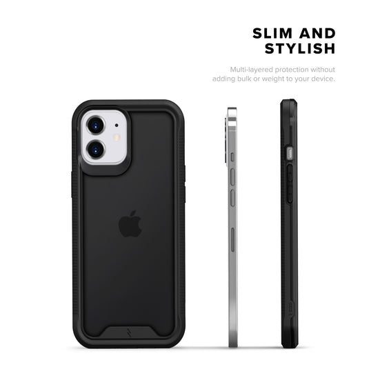 ZIZO ION Series iPhone 12 Mini Case - Black & Smoke