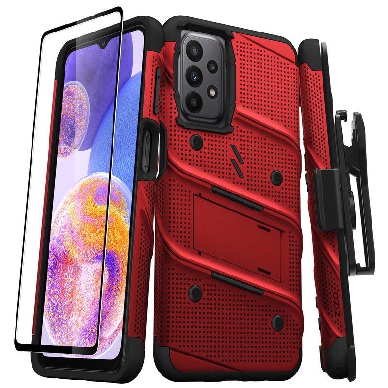 Load image into Gallery viewer, ZIZO BOLT Bundle Galaxy A23 5G Case - Red
