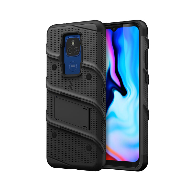 Load image into Gallery viewer, ZIZO BOLT Case for Moto G Play (2021) - Black
