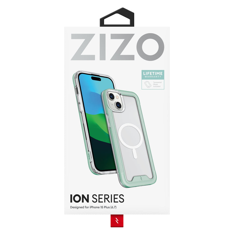 Load image into Gallery viewer, ZIZO ION Series with Magsafe iPhone 15 Plus Case - Mint
