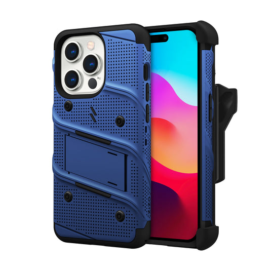 ZIZO BOLT Bundle iPhone 15 Pro Case - Blue