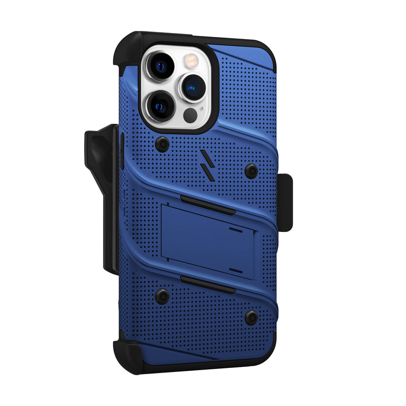 Load image into Gallery viewer, ZIZO BOLT Bundle iPhone 15 Pro Max Case - Blue
