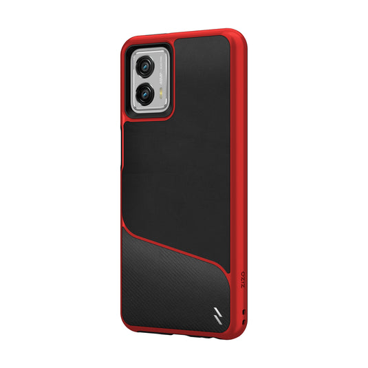 ZIZO DIVISION Series moto g 5G (2023) Case - Black & Red