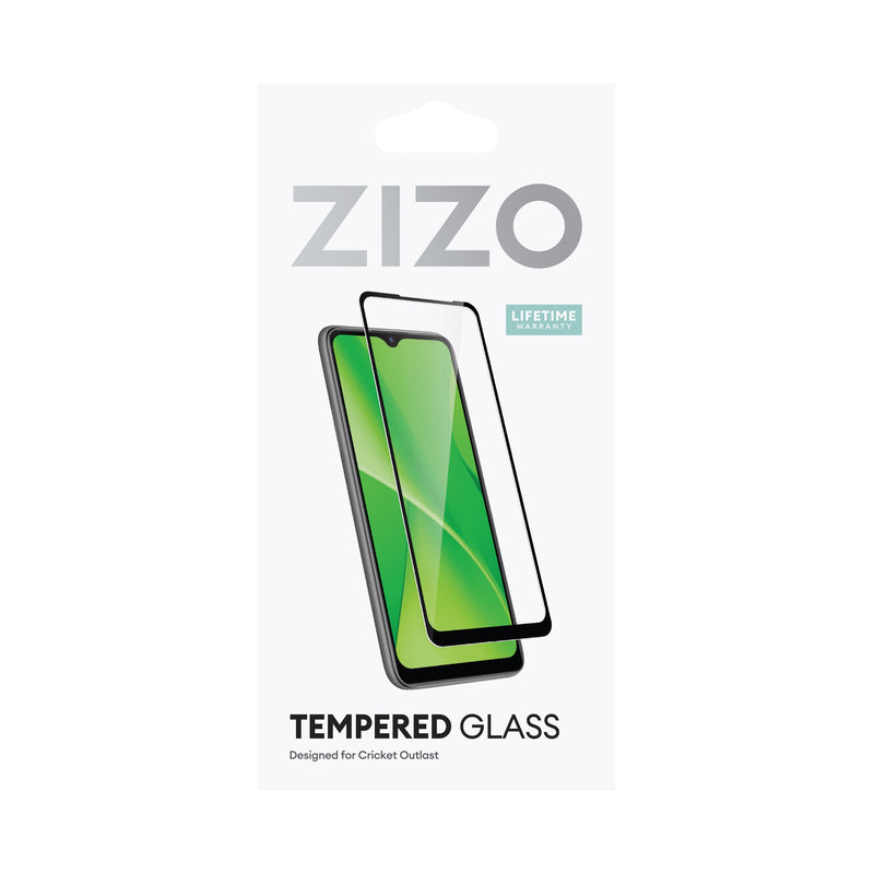 Load image into Gallery viewer, ZIZO TEMPERED GLASS Screen Protector for Cricket Outlast - Black
