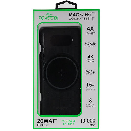 Powertek MagSafe Portable Battery 10K Power - Black
