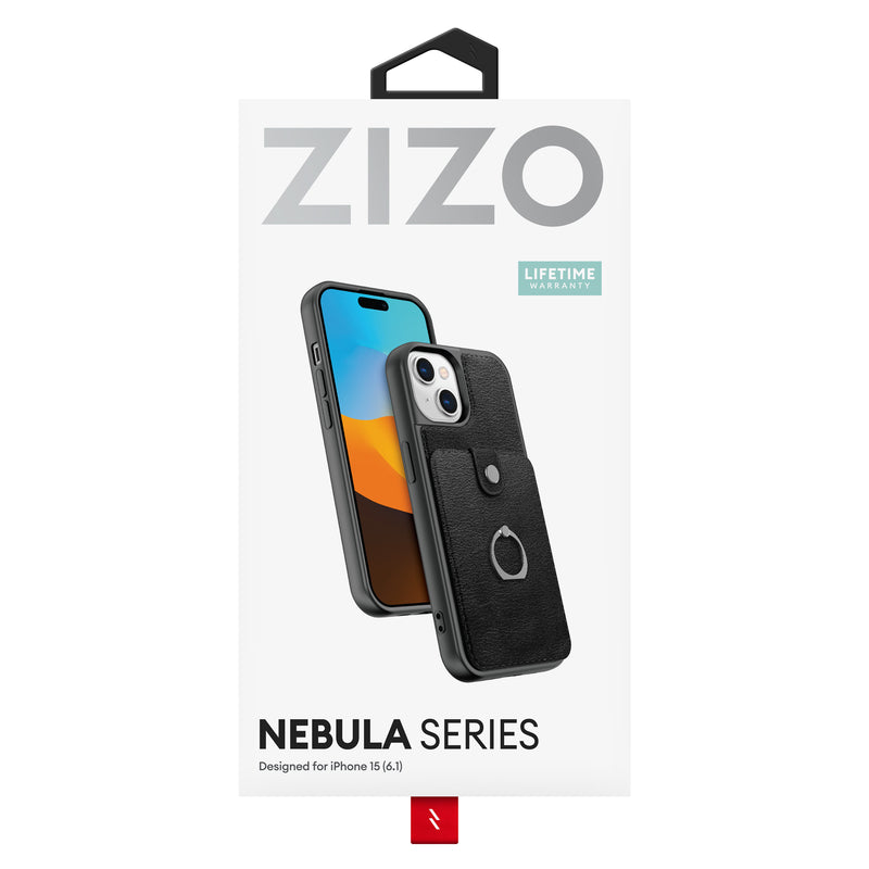 Load image into Gallery viewer, ZIZO Nebula Series iPhone 15 Case - Black
