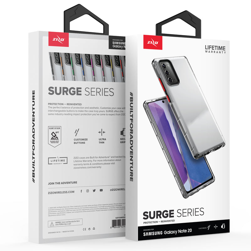 Load image into Gallery viewer, ZIZO SURGE Series Galaxy Note 20 Case - Clear
