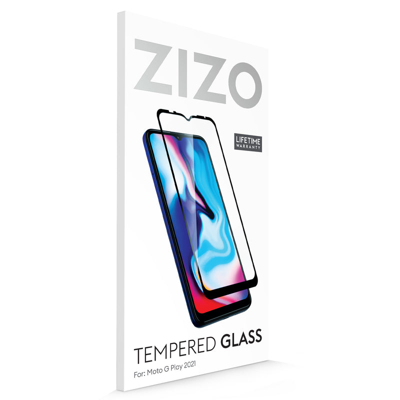 Load image into Gallery viewer, ZIZO TEMPERED GLASS Screen Protector for Moto G Play (2021) - Black

