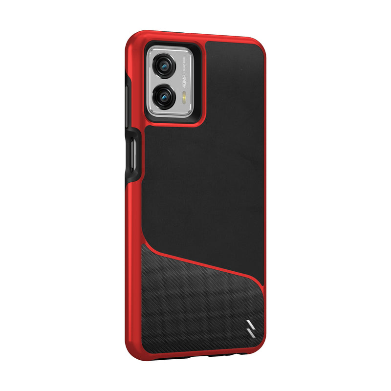 Load image into Gallery viewer, ZIZO DIVISION Series moto g 5G (2023) Case - Black &amp; Red
