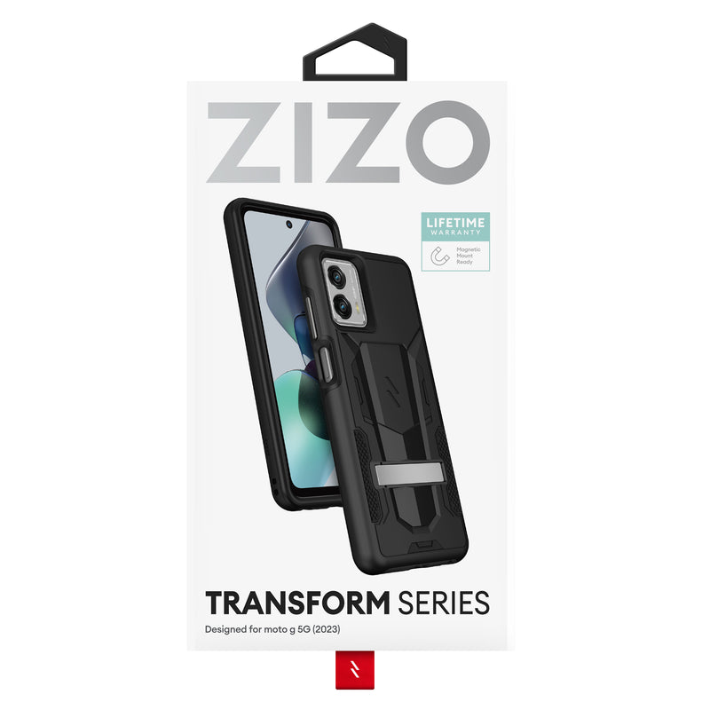Load image into Gallery viewer, ZIZO TRANSFORM Series moto g 5G (2023) Case - Black

