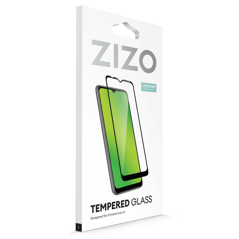 Load image into Gallery viewer, ZIZO TEMPERED GLASS Screen Protector for Cricket Icon 5 - Black
