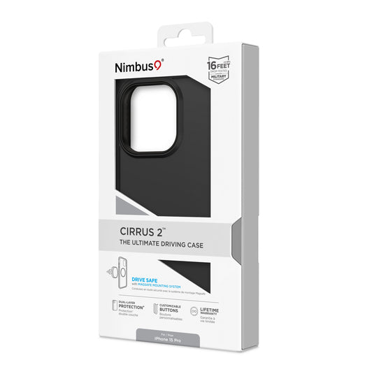 Nimbus9 Cirrus 2 iPhone 15 Pro MagSafe Case - Black