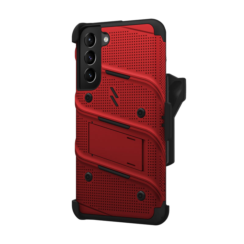 Load image into Gallery viewer, ZIZO BOLT Bundle Galaxy S22 Plus Case - Red

