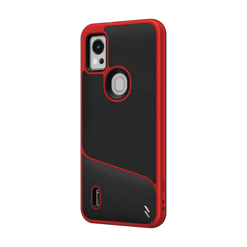 Load image into Gallery viewer, ZIZO DIVISION Series Cricket Icon 5 Case - Black &amp; Red
