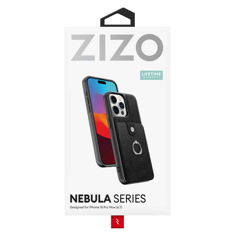 Load image into Gallery viewer, ZIZO Nebula Series iPhone 15 Pro Max Case - Black
