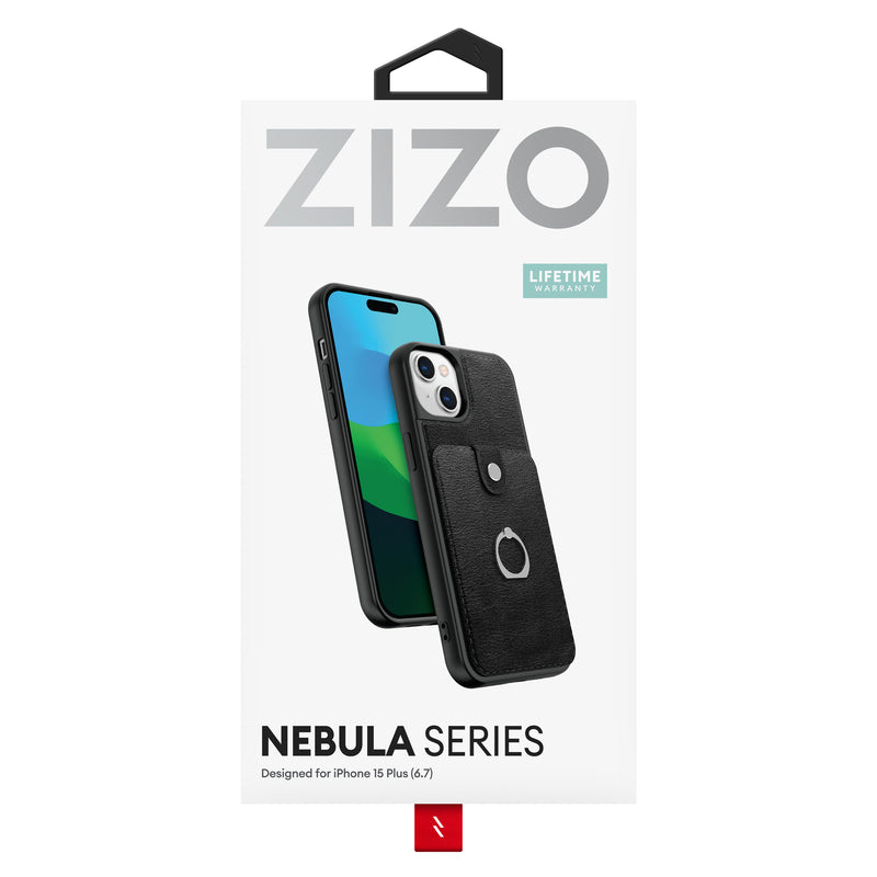 Load image into Gallery viewer, ZIZO Nebula Series iPhone 15 Plus Case - Black

