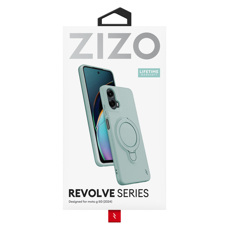 Load image into Gallery viewer, ZIZO REVOLVE Series moto g 5G (2024) Case - Pastel Blue
