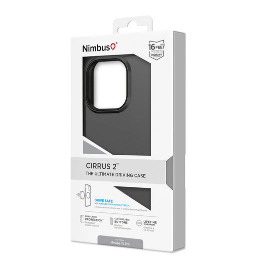 Nimbus9 Cirrus 2 iPhone 15 Pro MagSafe Case - Gunmetal Gray