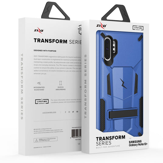 ZIZO TRANSFORM Series Galaxy Note 10+ Case (Blue/Black)