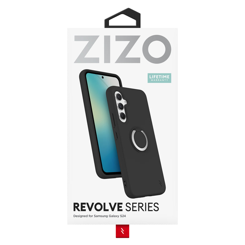 Load image into Gallery viewer, ZIZO REVOLVE Series Galaxy S24 Case - Magnetic Black
