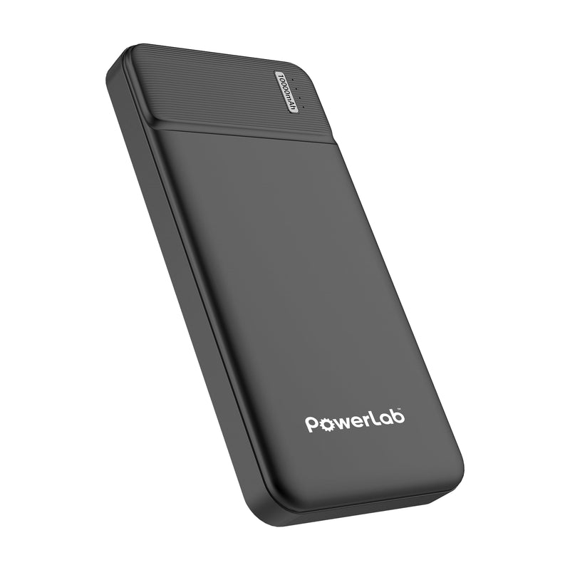 Load image into Gallery viewer, PowerLab 10000 mAh Power Delivery Power Bank with Lifetime Warranty - Black
