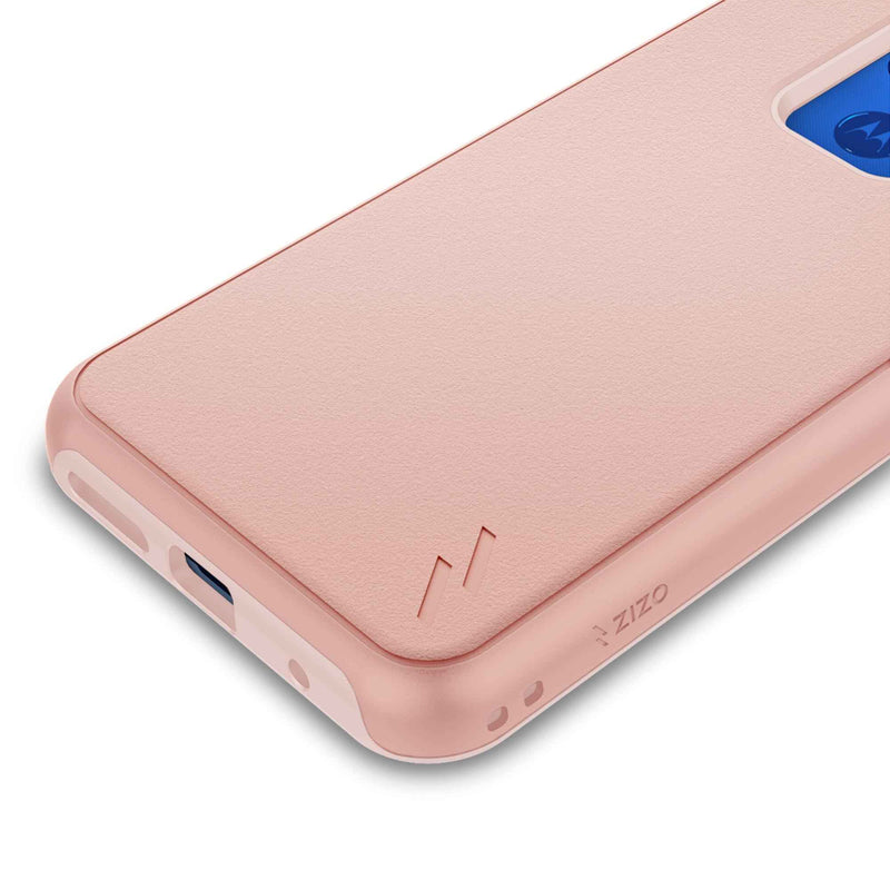Load image into Gallery viewer, ZIZO DIVISION Series Moto G Play (2021) Case - Rose Gold
