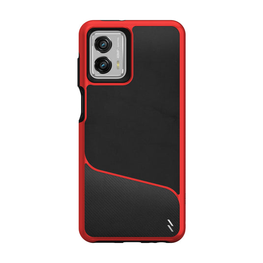 ZIZO DIVISION Series moto g 5G (2023) Case - Black & Red