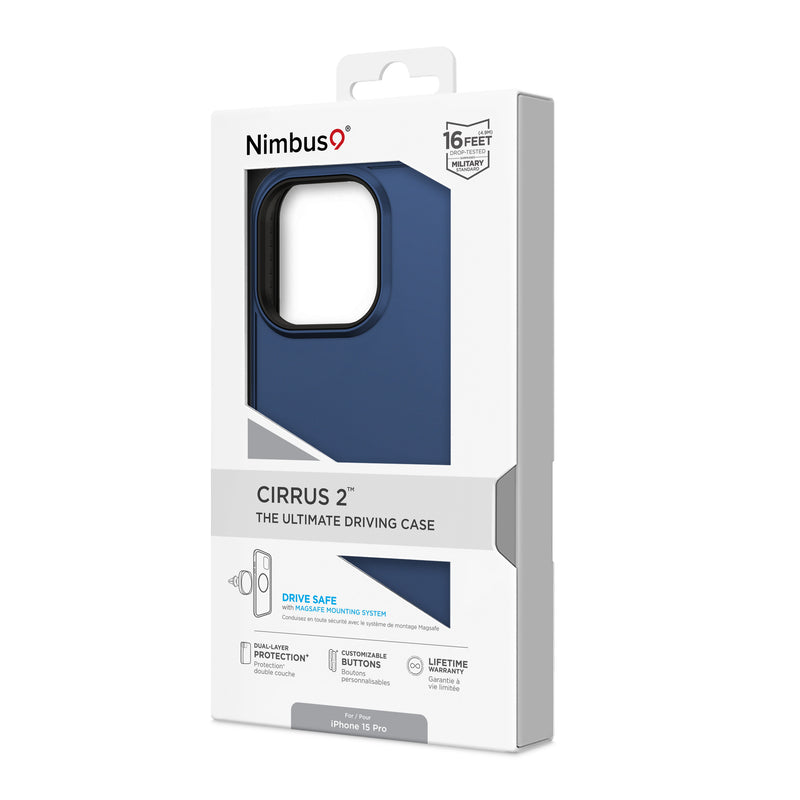 Load image into Gallery viewer, Nimbus9 Cirrus 2 iPhone 15 Pro MagSafe Case - Midnight Blue
