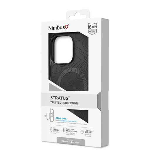 Nimbus9 Stratus iPhone 15 Pro Max MagSafe Case - Topography