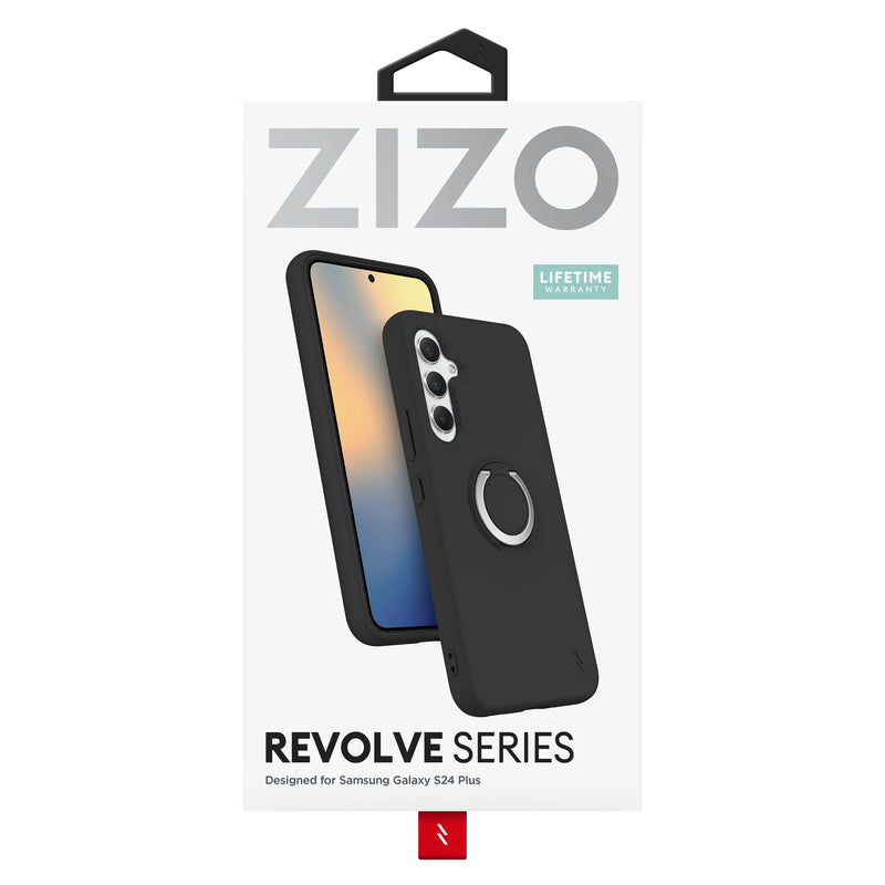 Load image into Gallery viewer, ZIZO REVOLVE Series Galaxy S24 Plus Case - Magnetic Black
