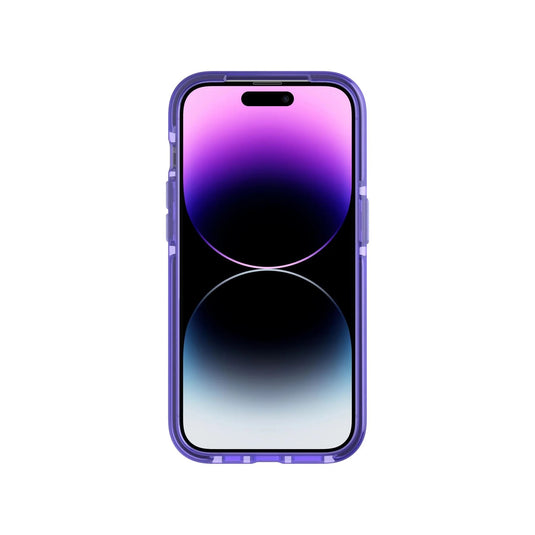 Tech21 Evo Check iPhone 14 Pro Case MagSafe Compatible - Wondrous Purple