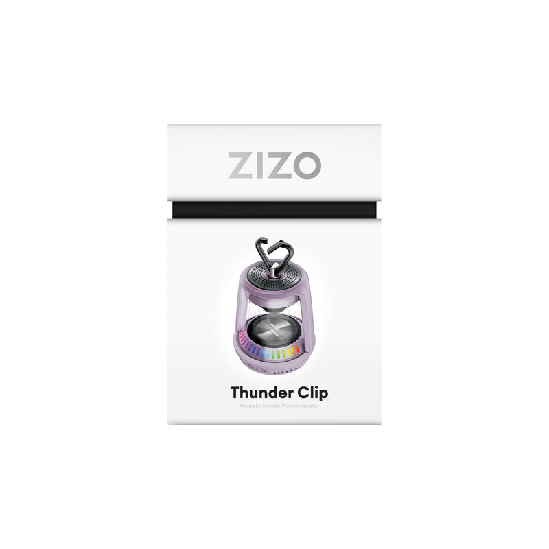 Load image into Gallery viewer, ZIZO Thunder Clip Portable Wireless Speaker - Purple
