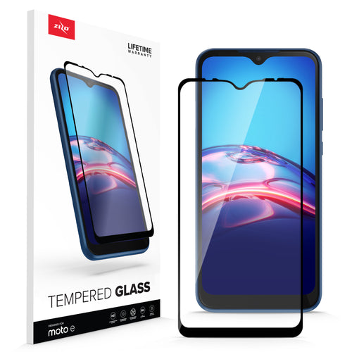 ZIZO TEMPERED GLASS Screen Protector for Moto E (2020) - Black