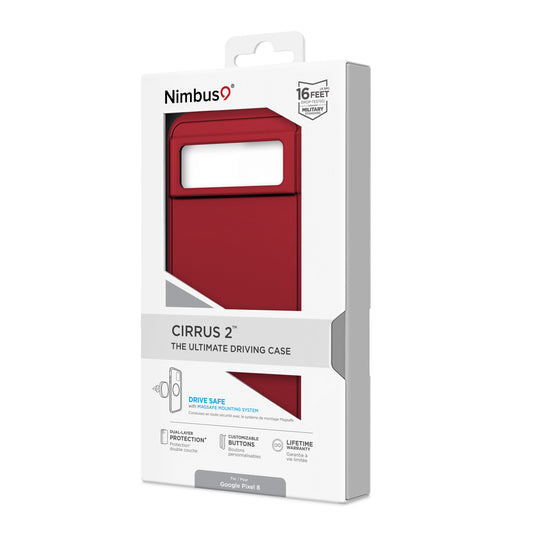 Nimbus9 Cirrus 2 Google Pixel 8 MagSafe Case - Crimson