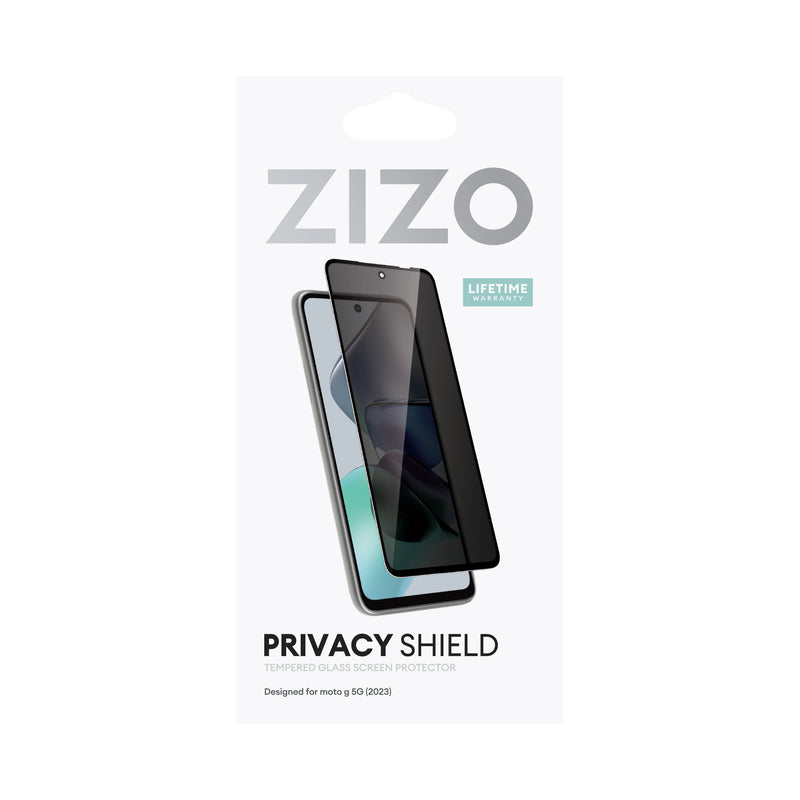 Load image into Gallery viewer, ZIZO PRIVACY Tempered Glass Screen Protector for moto g 5G (2023) - Privacy
