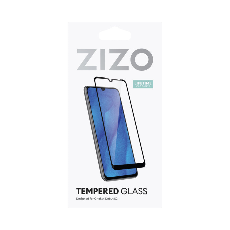 Load image into Gallery viewer, ZIZO TEMPERED GLASS Screen Protector for Cricket Debut S2 - Black
