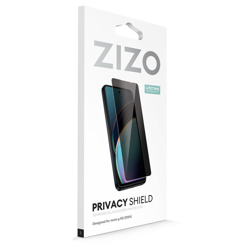 Load image into Gallery viewer, ZIZO PRIVACY Tempered Glass Screen Protector for moto g 5G (2024) - Privacy

