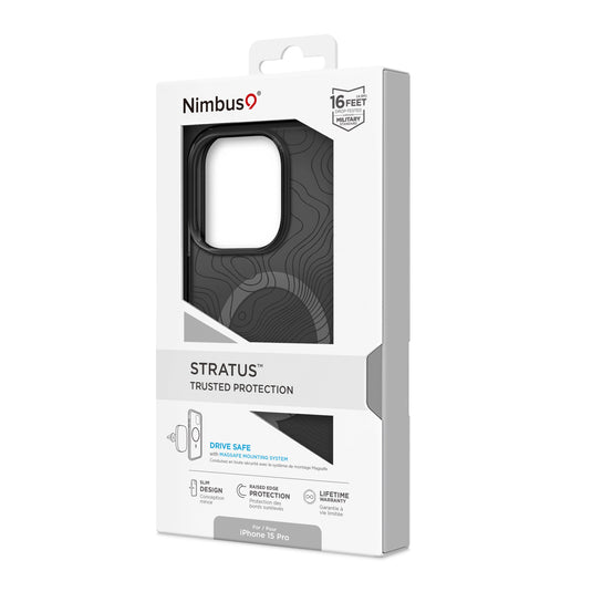 Nimbus9 Stratus iPhone 15 Pro MagSafe Case - Topography