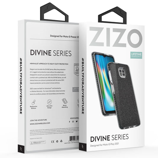 ZIZO DIVINE Series Moto G Power (2021) Case - Night Stars