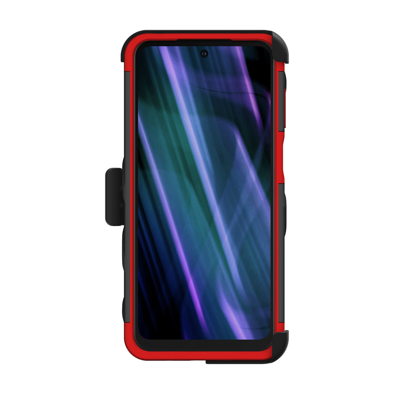 Load image into Gallery viewer, ZIZO BOLT Bundle moto g Play (2024) Case - Black / Red
