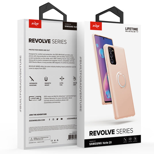 ZIZO REVOLVE Series Galaxy Note 20 Case - Rose Quartz