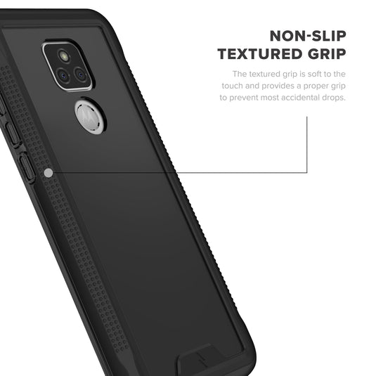 ZIZO ION Series Moto G Play (2021) Case - Black & Smoke